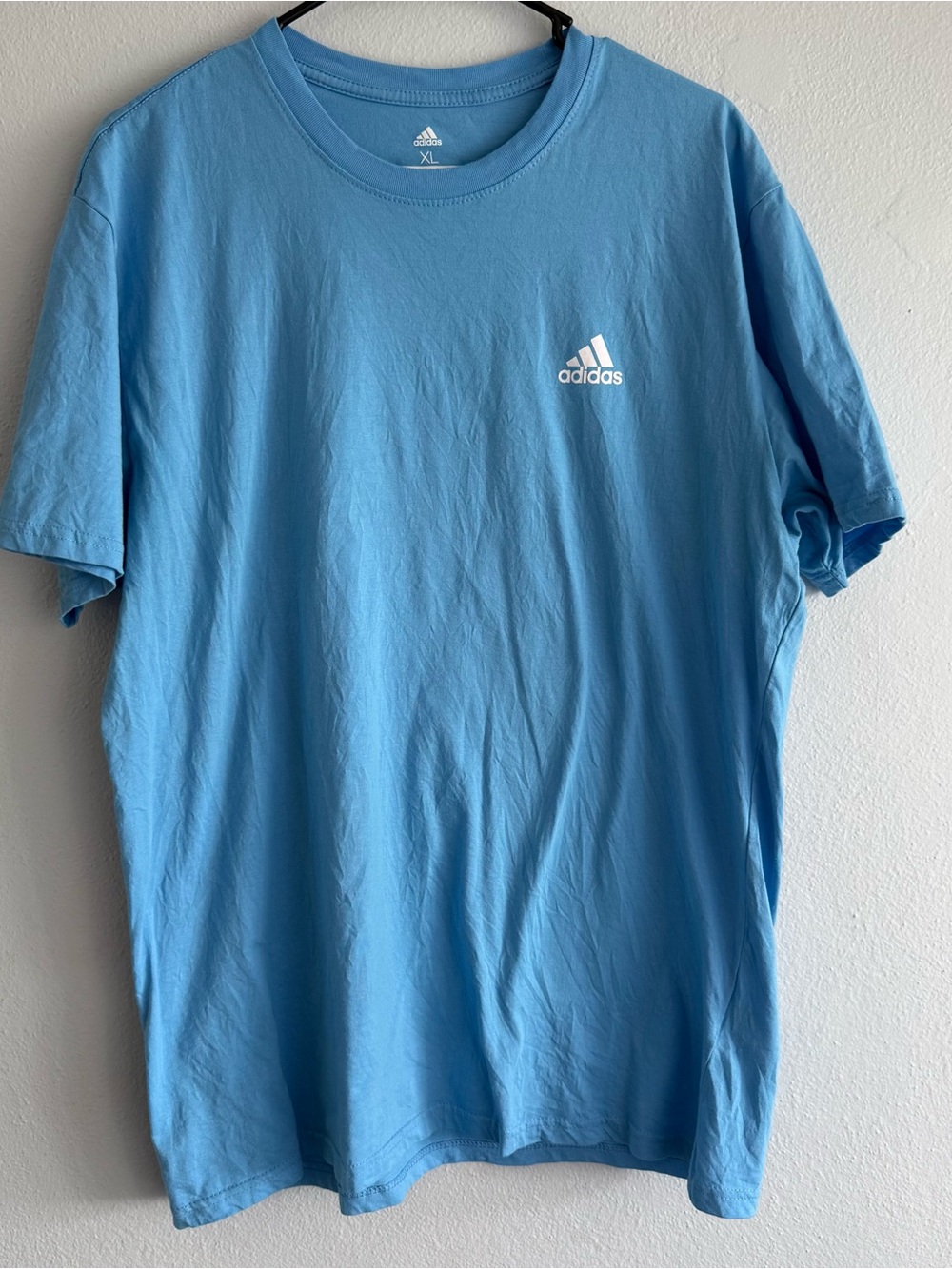 Adidas Golf Men’s Light Blue Logo Crew Neck T-Shirt - Size XL